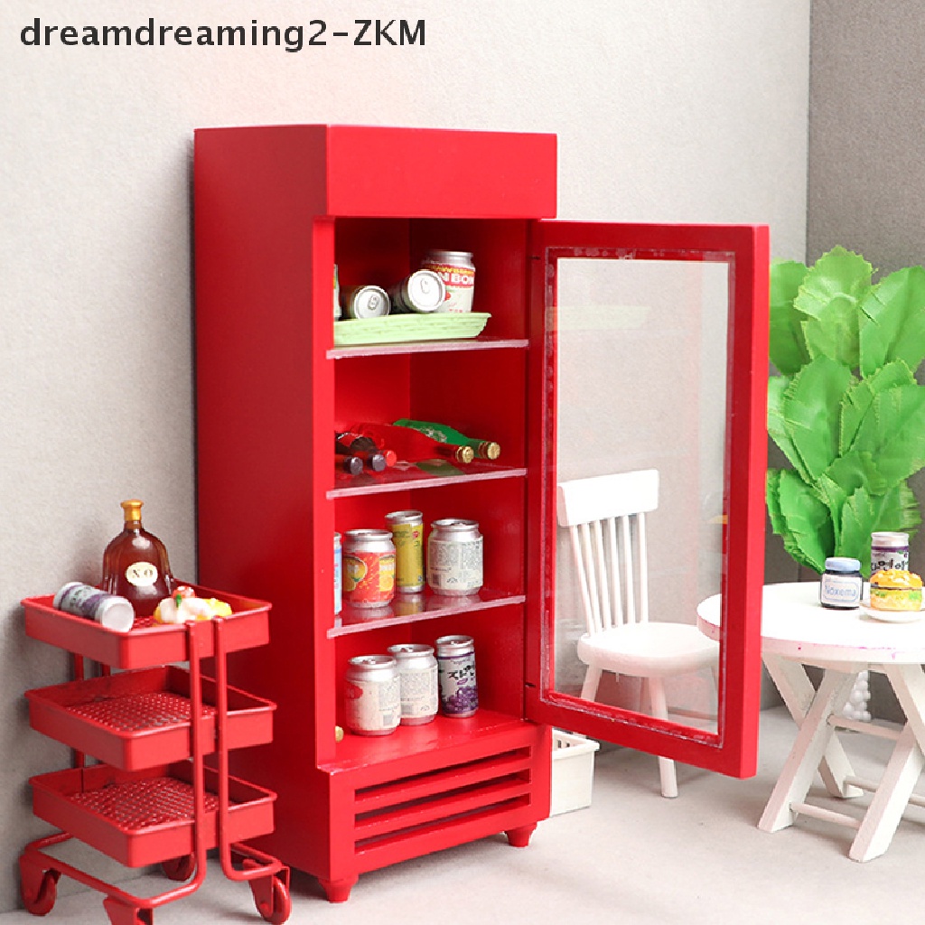 Tủ Lạnh Mini 1 / 12 Trang Trí Nhà Búp Bê 2