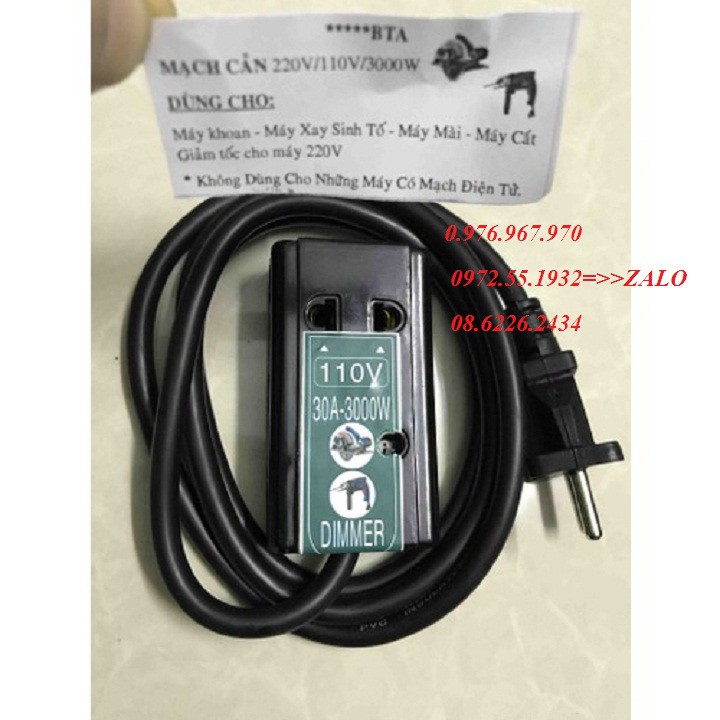 Day nguồn chuyển điện áp 220 sang 110