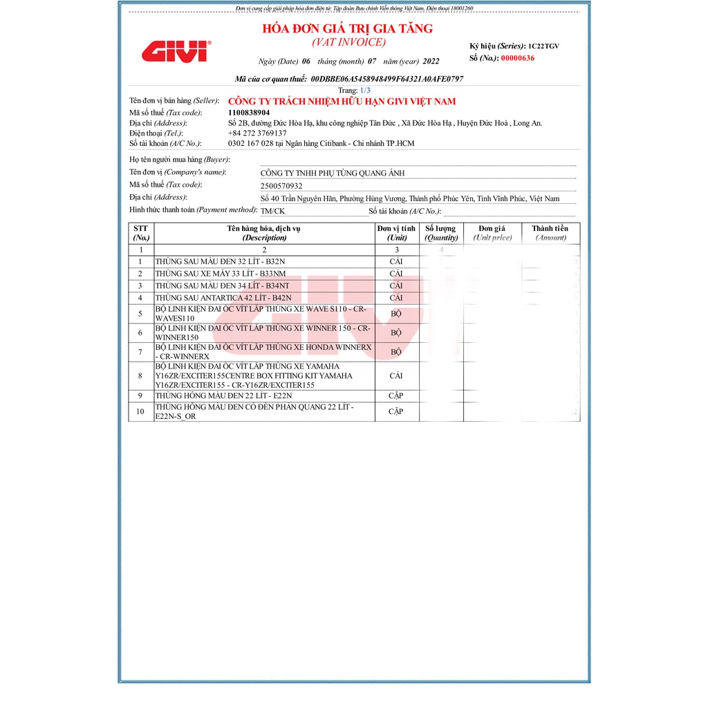 Pat Gắn Thùng Giữa GIVI CR-WINNERX Cho WINNER X