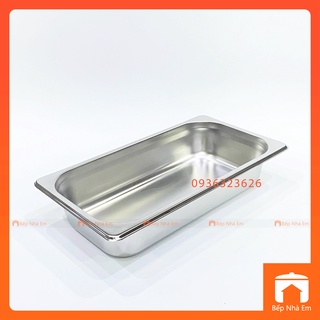 Khay Buffet, Khay Thạch, Khay GN 1/3 Dùng Cho Nhà Hàng, Khách Sạn (Inox 304) - Hàng Nhập Khẩu Cao Cấp