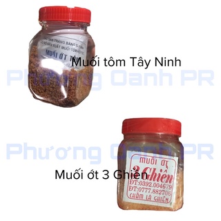 Muối Ớt Tôm Tây Ninh & Muối Ớt 3 Ghiền