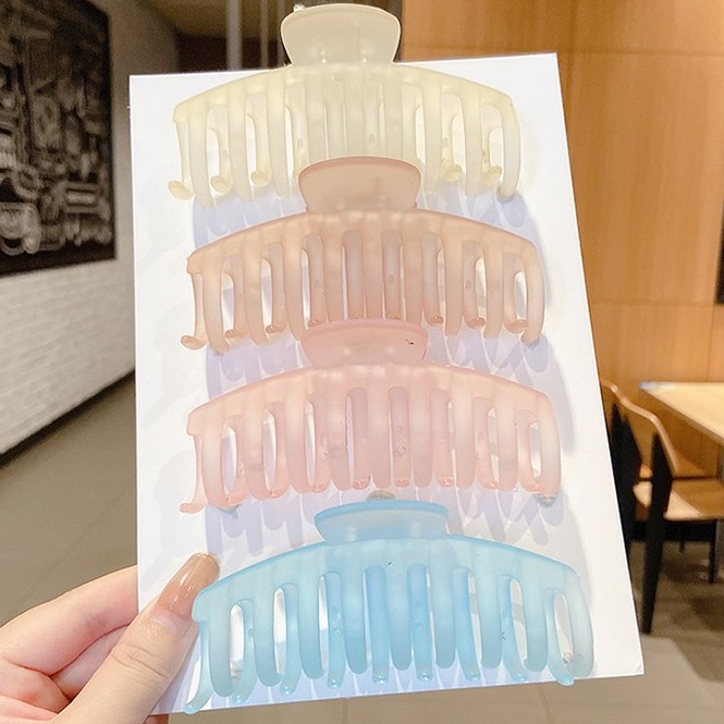 Kẹp tóc bằng resin acrylic đơn giản phong cách thời trang Hàn Quốc