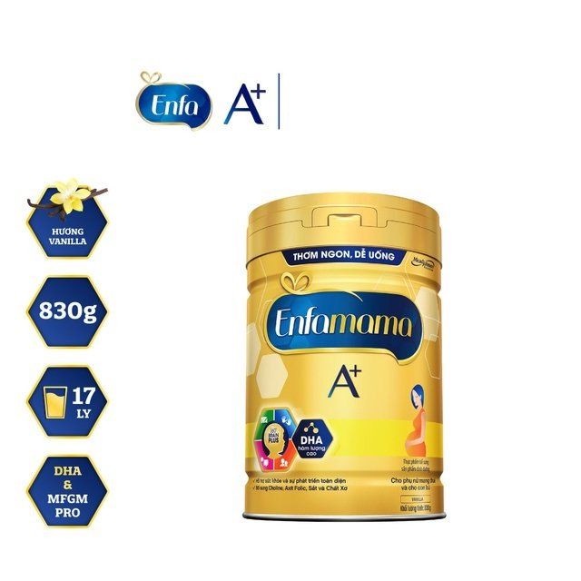 Sữa bột Enfa Mama A+ Hương vani 830g