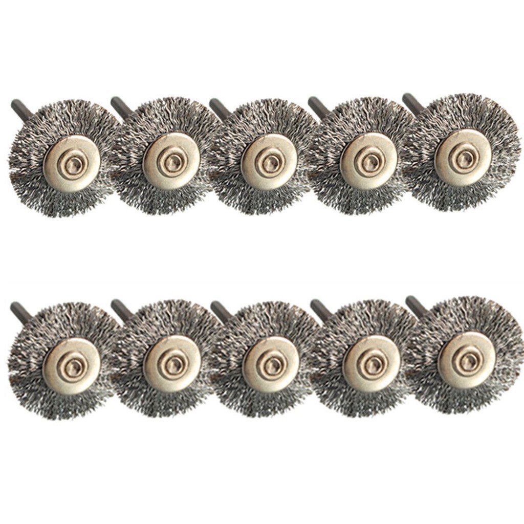 Bộ 10 Chổi Đánh Bóng Đường Kính 25mm