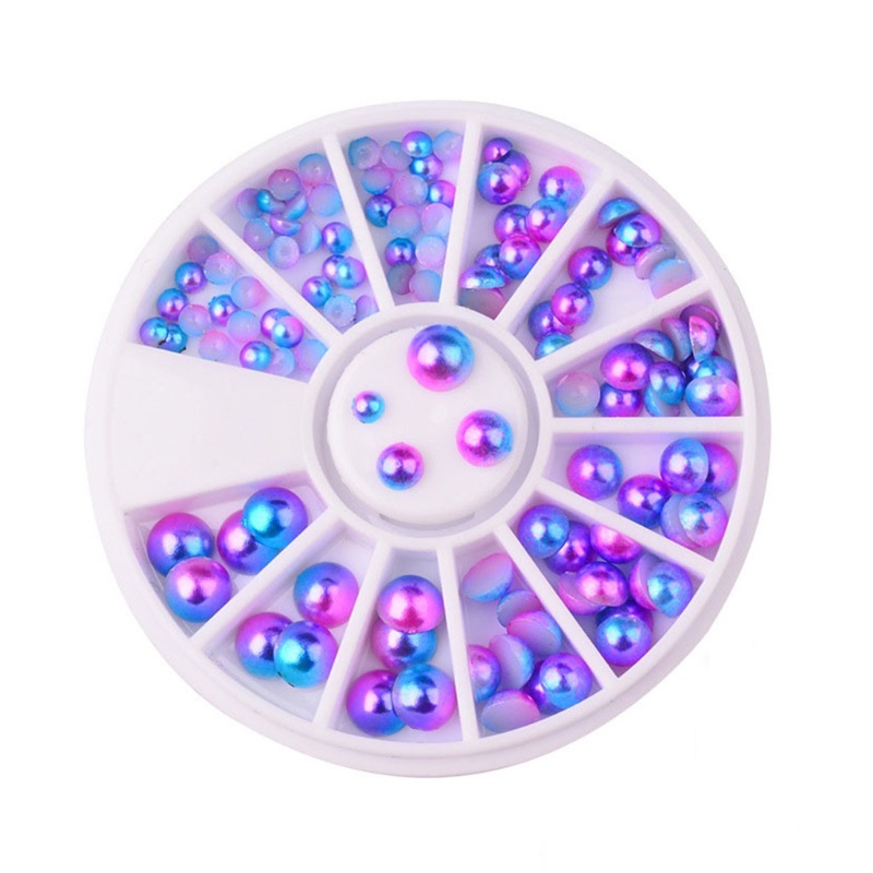 Hạt Ngọc Trai 3d Nhiều Màu Trang Trí Móng Tay Nghệ Thuật