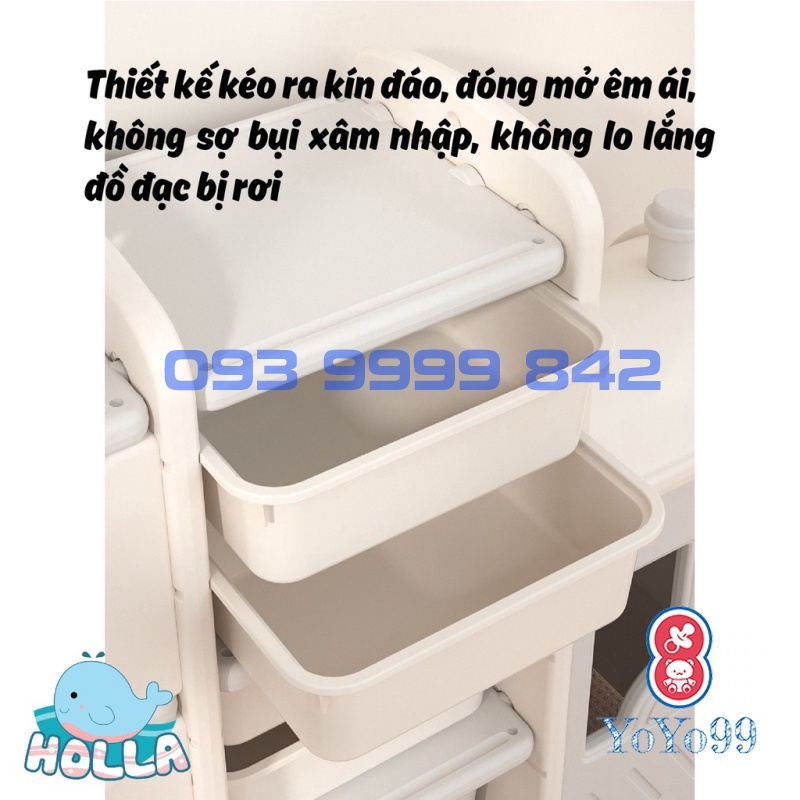 Kệ đựng đồ chơi hình xe lửa HOLLA - giao hỏa tốc HCM