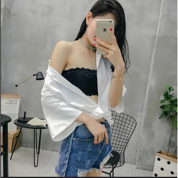 Áo Bra Nữ Ren Hoa Không Dây Sexy Gợi Cảm { Bán Sỉ }