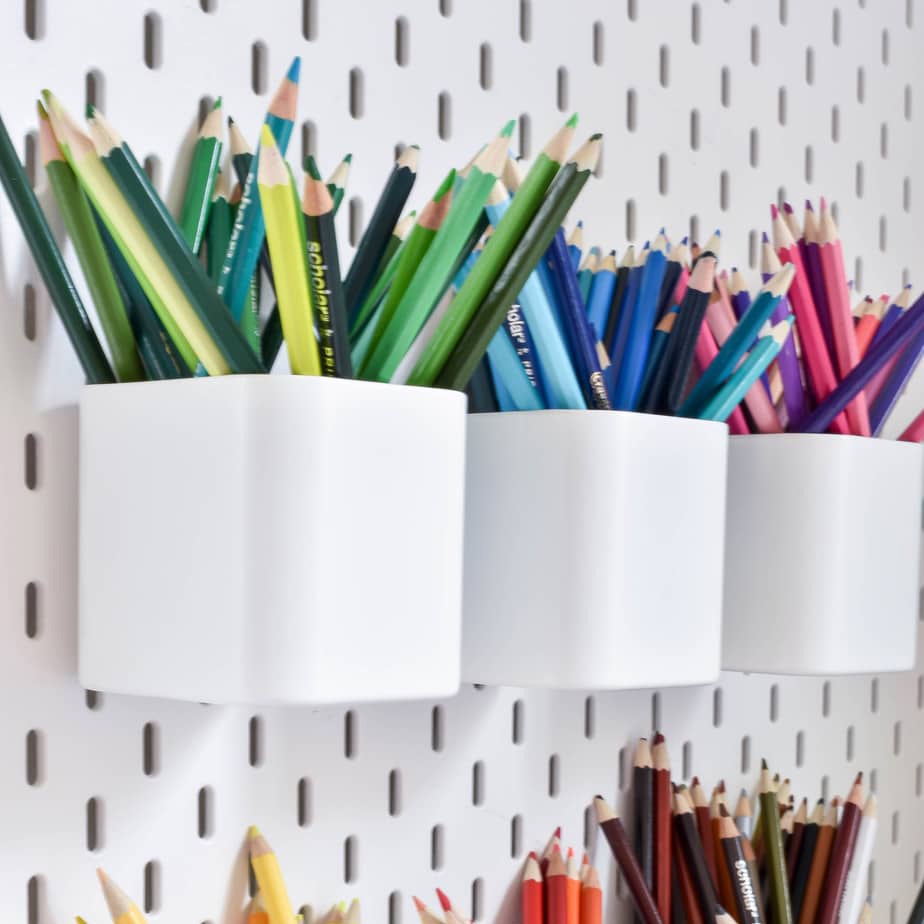 Bảng Lỗ Treo Tường Pegboard Trang Trí Chính Hãng IKEA SKADIS