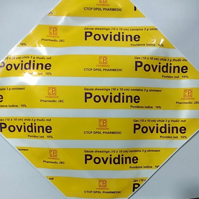 Gạc chống dính Pvidine