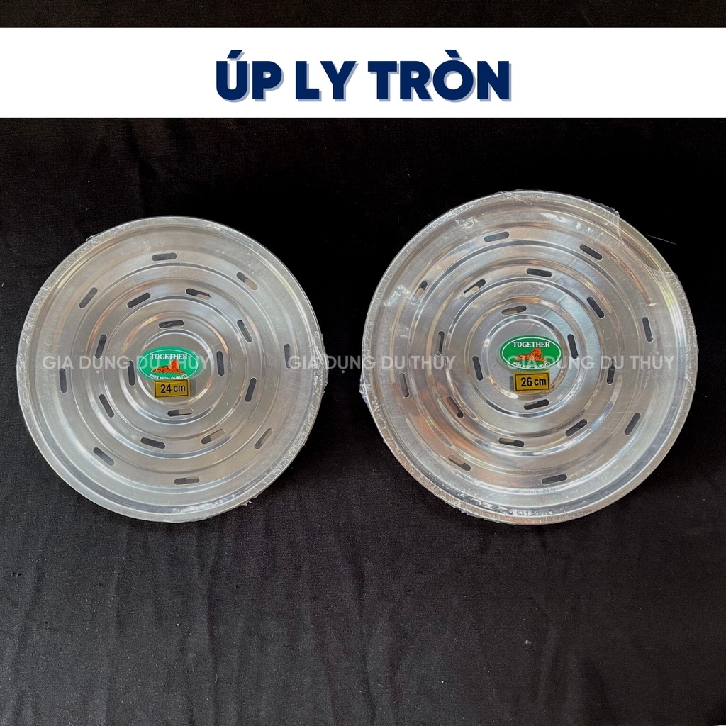 Khay úp ly inox hình tròn, úp ly inox vuông có lỗ thoát nước inox sáng bóng bền đẹp của tổng kho gia dụng du thủy