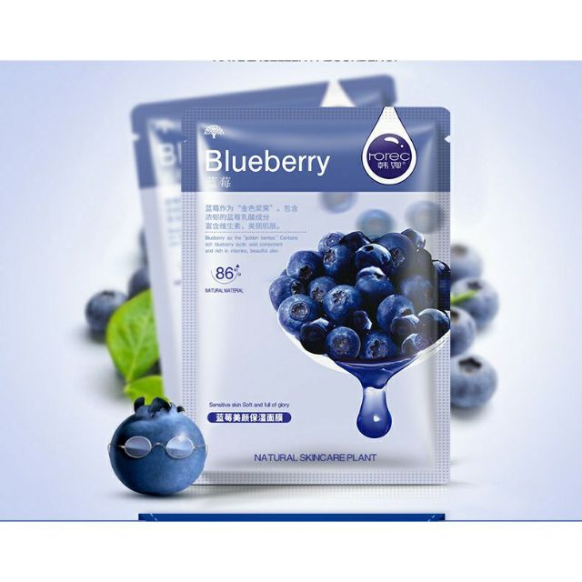 Mặt nạ giấy dưỡng da mụn cấp ẩm thải độc tinh chất trái cây Rorec | BigBuy360 - bigbuy360.vn