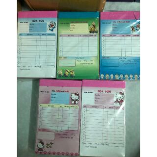 Hóa đơn bán lẻ dễ thương