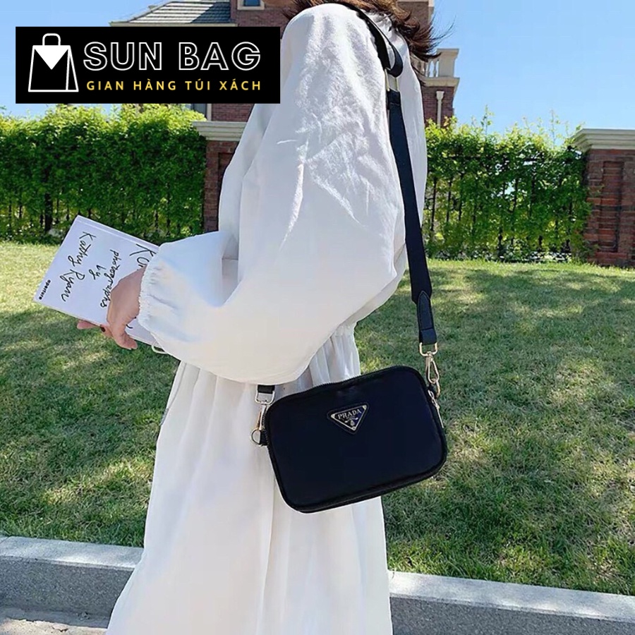 Ví nữ dài cầm tay 3 ngăn, đựng thẻ, điện thoại, túi đeo chéo  đi chơi, học, da đẹp cao cấp size 20cm SB110