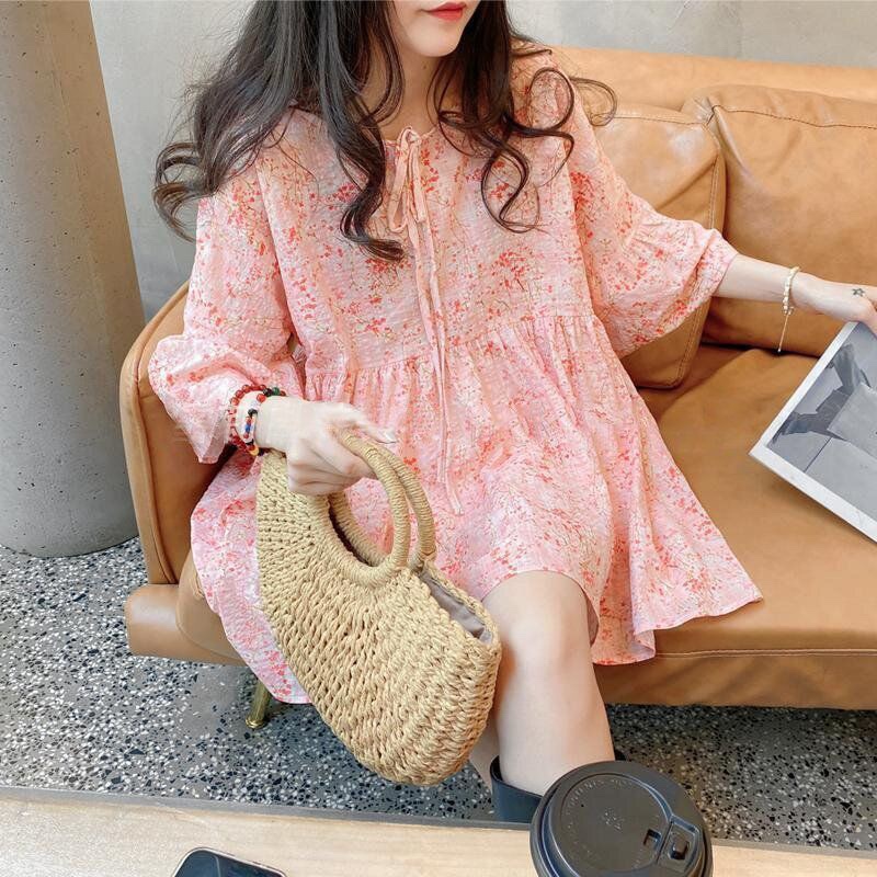 Áo Sơ Mi Tay Ngắn Dáng Rộng Thời Trang Mùa Hè Xinh Xắn Cho Nữ