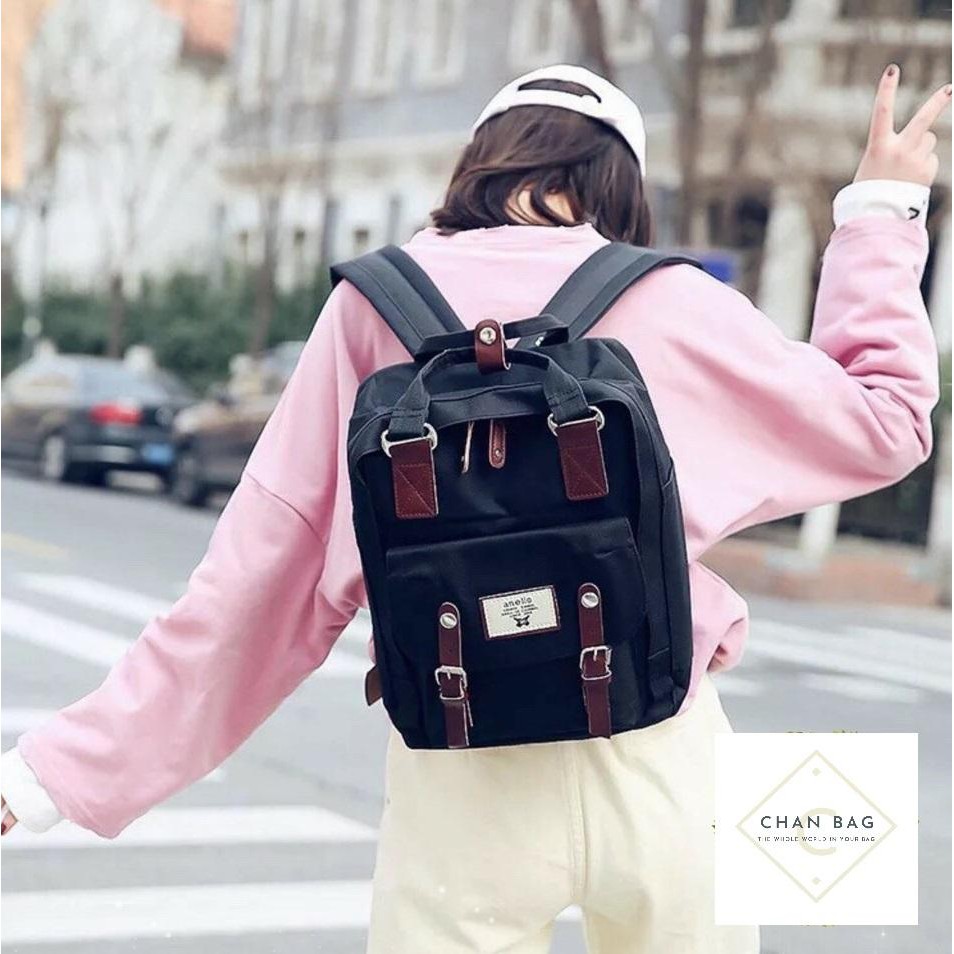 Balo Vải Bố Nam Nữ Đựng Vừa A4 Phối Màu Ulzzang - RY191