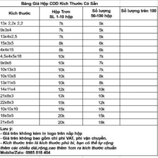 Combo hộp gỗ đựng đồ - hộp COD - dành cho khách sỉ