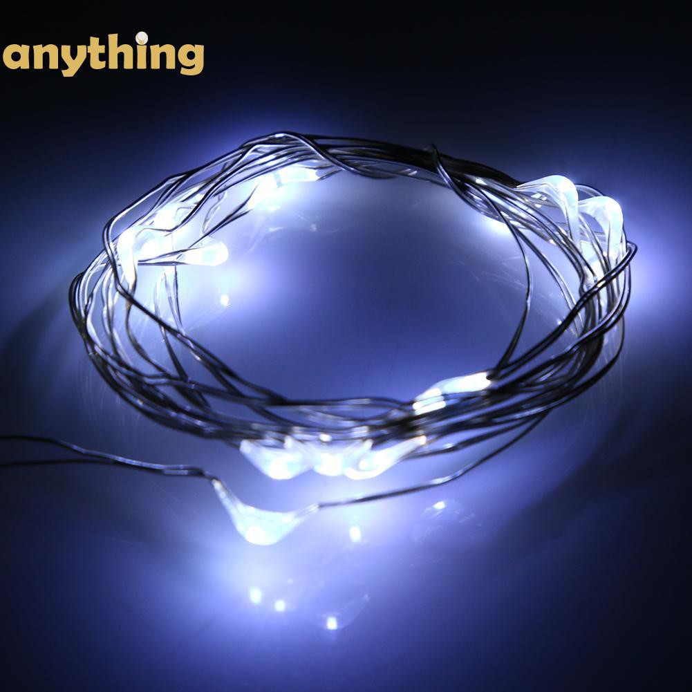 Dây đèn 10 LED 1M chống nước dùng năng lượng mặt trời