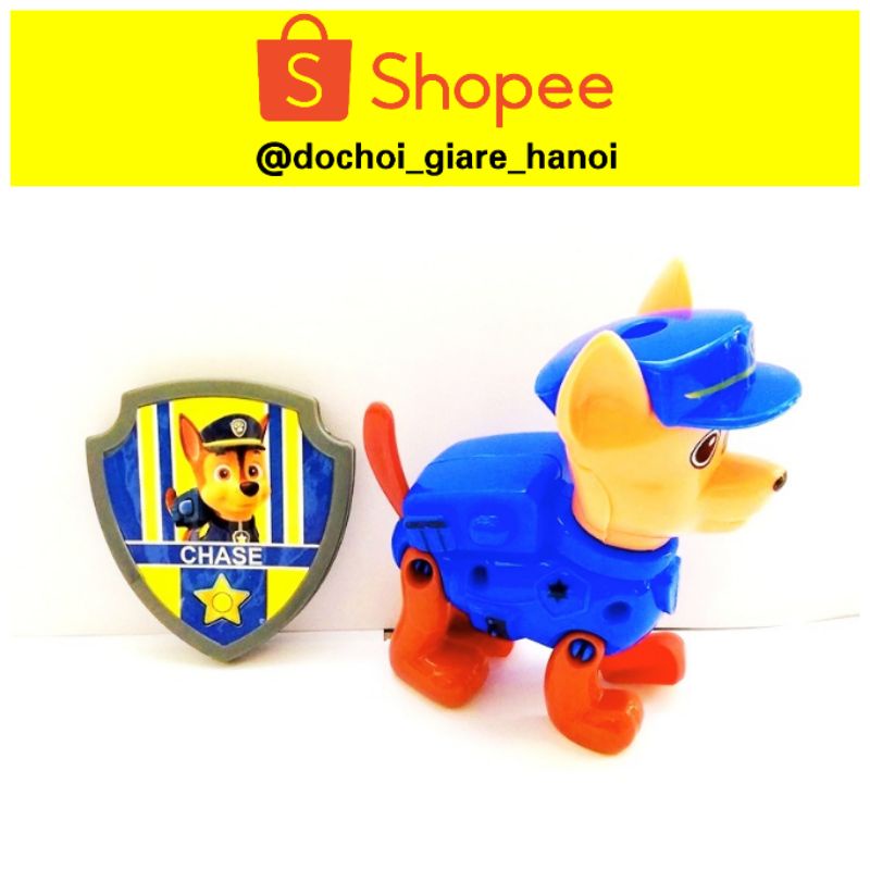 đồ chơi Chó Cứu Hộ Paw Patrol Kèm Huy Chương, Gặm Xương.