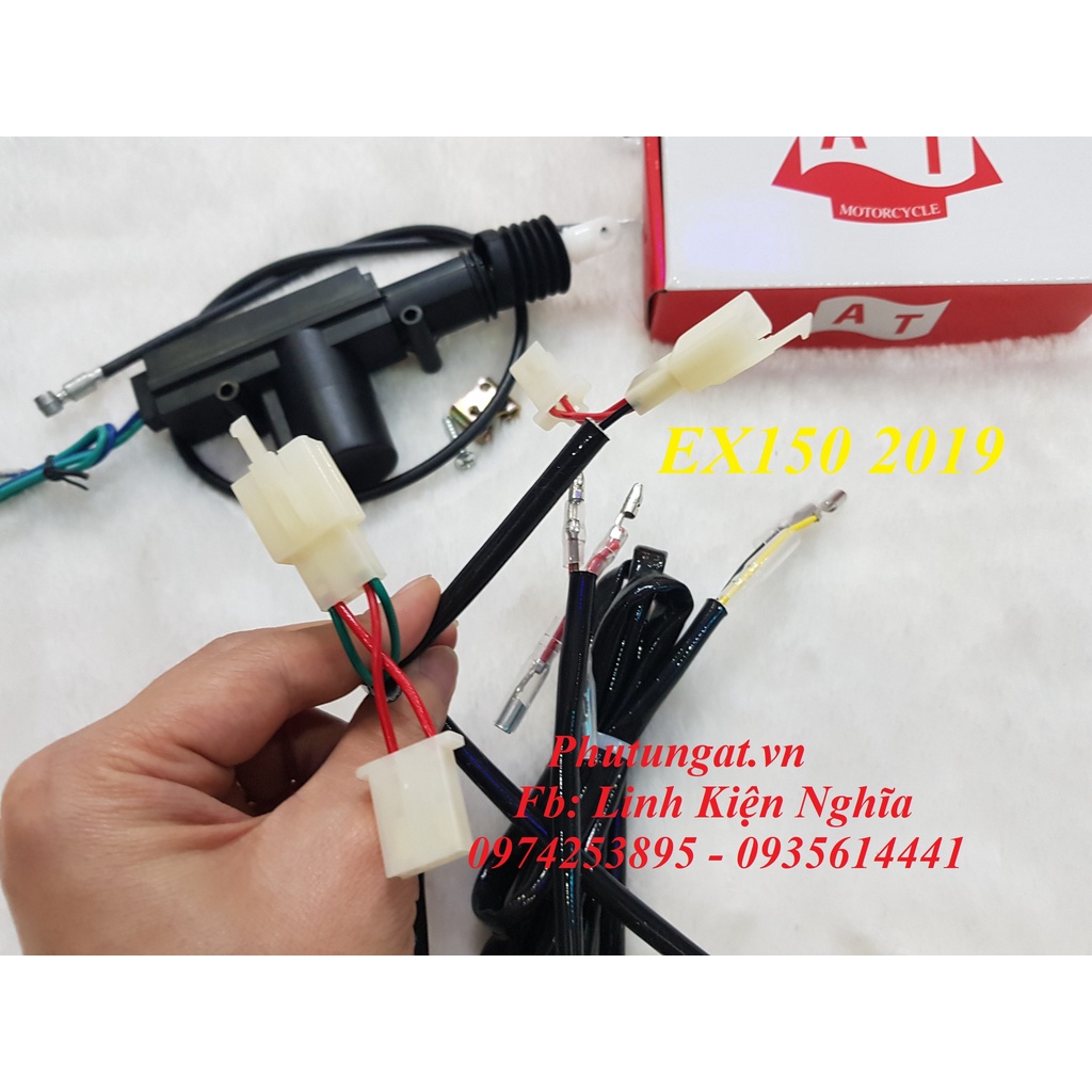 Bộ Điều Khiển Tắt Mở Máy Đề Xe Từ Xa Kèm Mở Yên Điện Xe Ex150