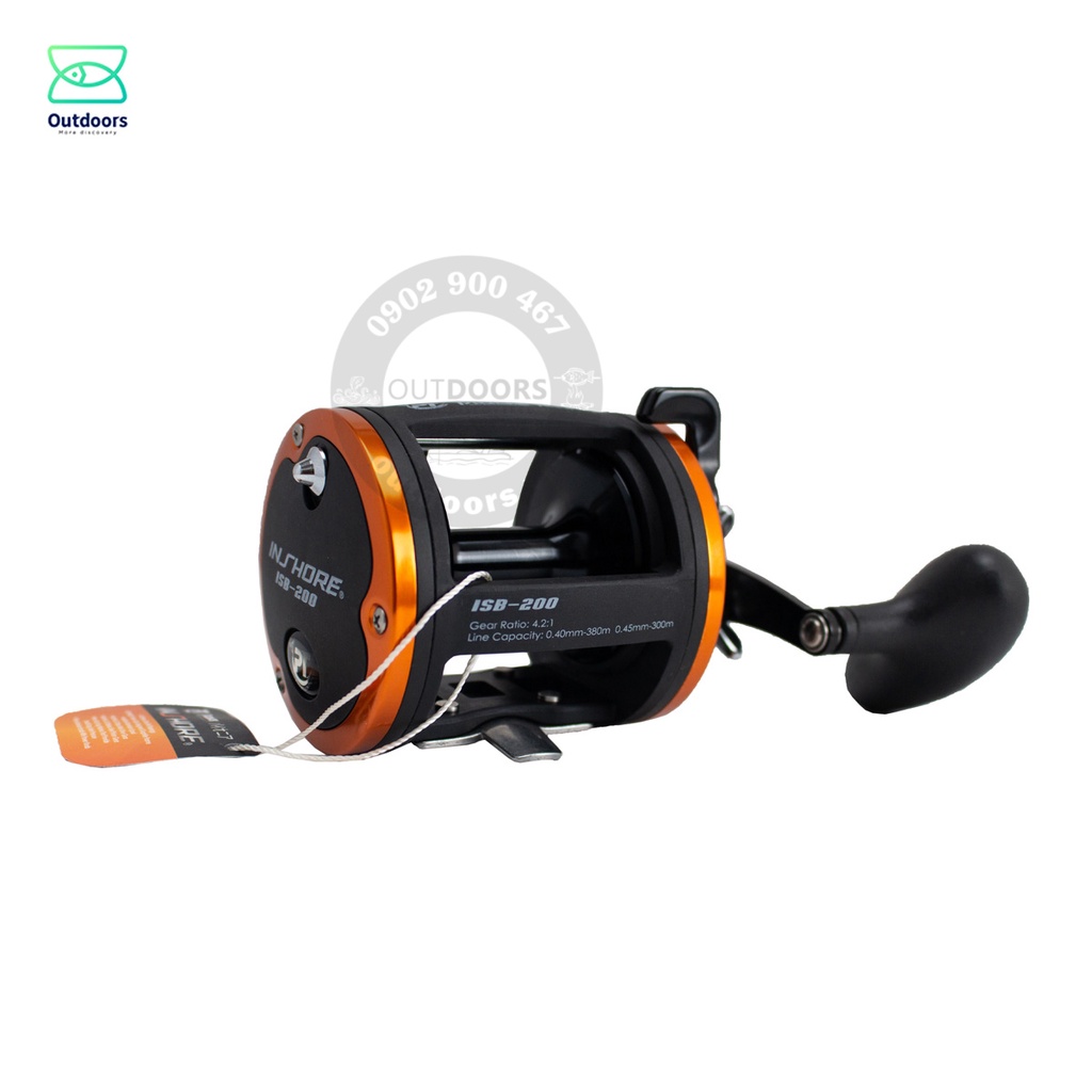 Máy câu ngang Pioneer InShore ISB-200-tay phải