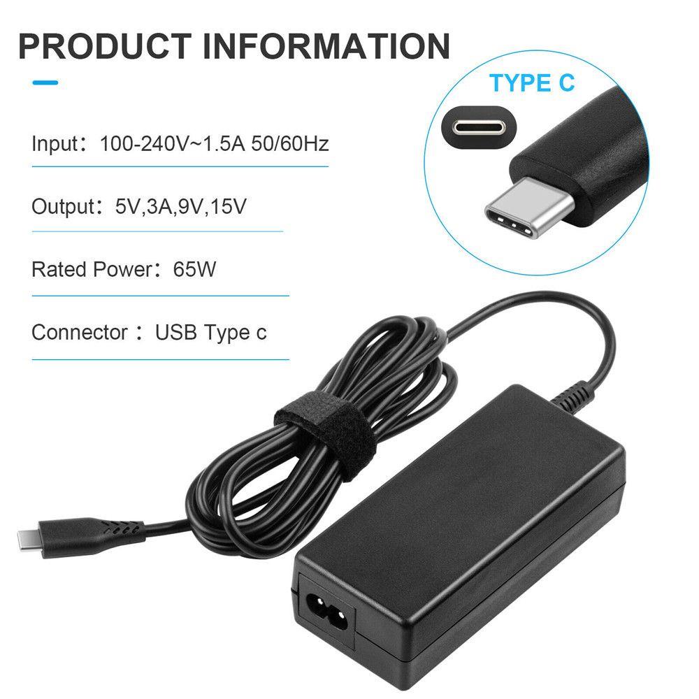 Bộ Chuyển Đổi Nguồn Type-C Cho Laptop DELL ,HP, ASUS, Lenovo ,Xiaomi ,Acer