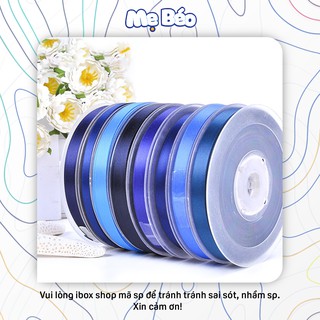 Ruy băng lụa Sattin 100 Yards/Cuộn đẹp xịn, lõi nhựa nguyên liệu làm hoa lụa, buộc quà, sản phẩm DIY