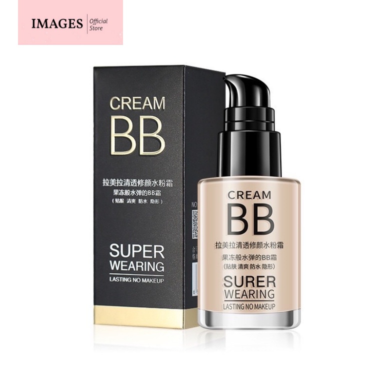 Kem Nền Che Khuyêt Điểm Mịn Da Dưỡng Ẩm Lâu Trôi, BB Cream Super Wearing 30ml
