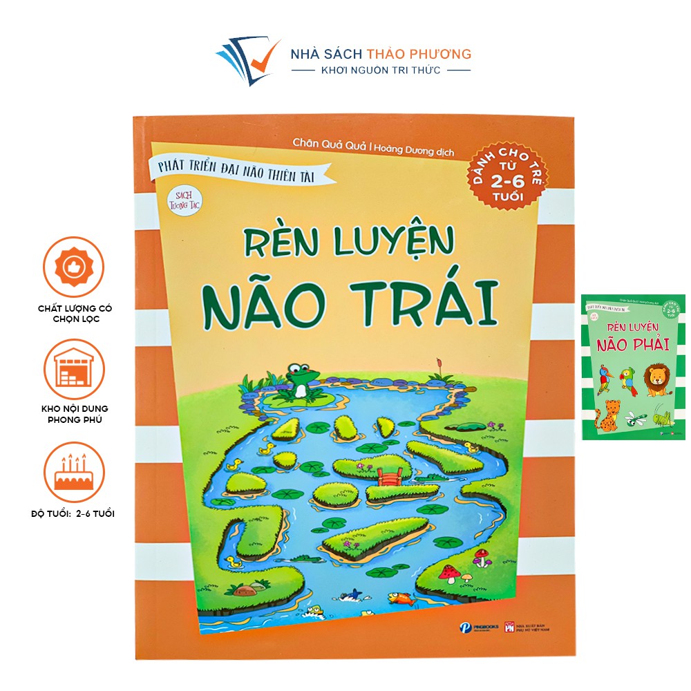 Sách - Rèn luyện não trái, não phải Phát triển đại não thiên tài