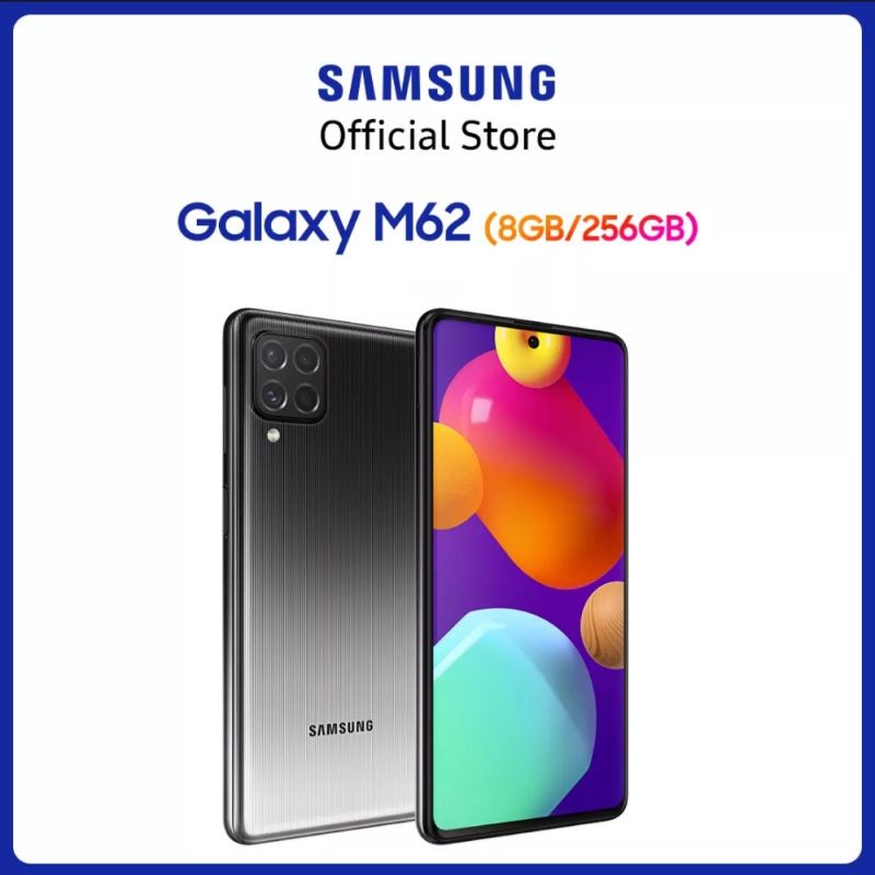 Điện thoại Samsung Galaxy M62 - Siêu pin 7.000mAH lớn nhất trên điện thoại Galaxy - Bảo hành chính hãng 12 tháng
