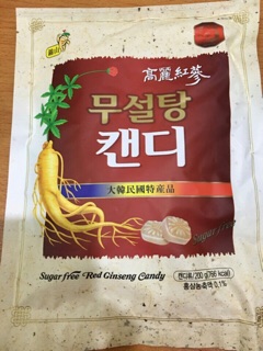 Kẹo Hồng Sâm Không Đường 