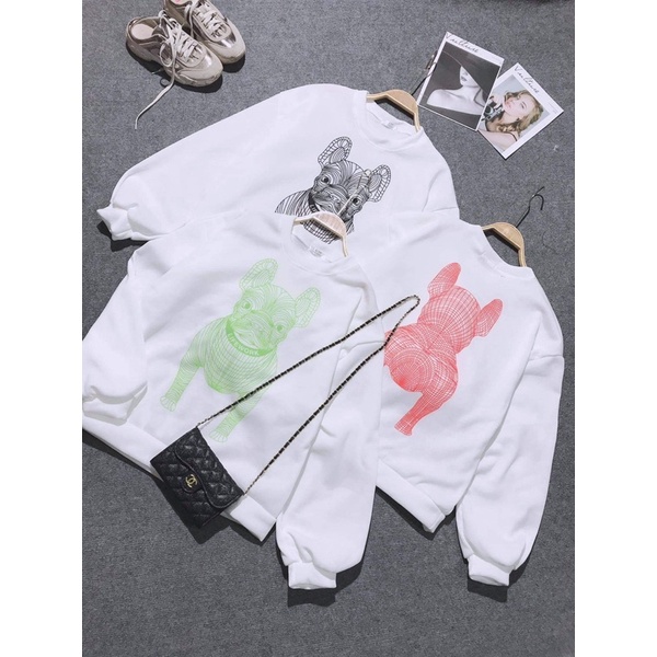 [ Mã 12FASHIONSALE1 giảm 10K đơn 50K ] Áo Swt chú chó siêu hot TC6 | BigBuy360 - bigbuy360.vn