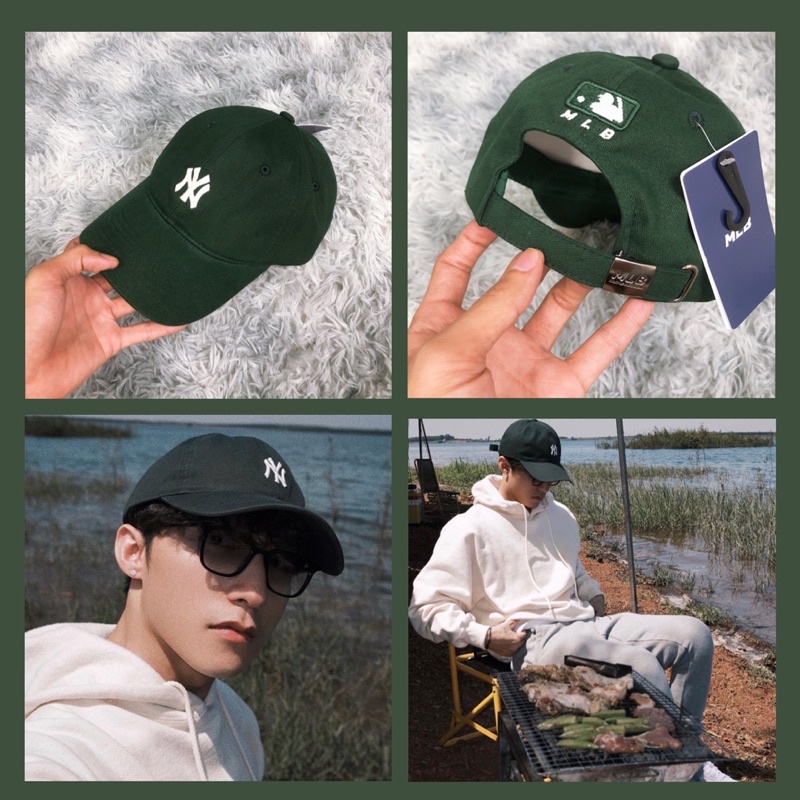 Mũ lưỡi trai N.Y green Sếp