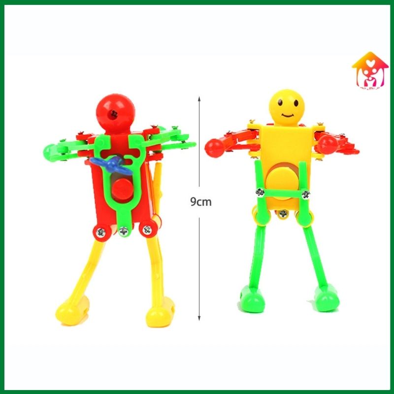 Robot nhựa nhảy múa vui nhộn chạy bằng dây cót đáng yêu cho bé