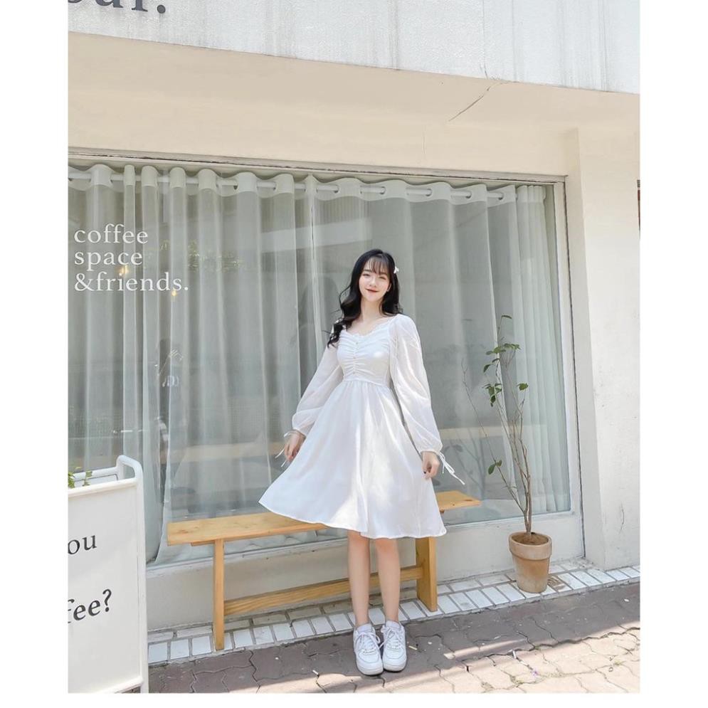 [VIDEO] Váy trắng tay bồng - Váy tiểu thư xinh xắn | BigBuy360 - bigbuy360.vn