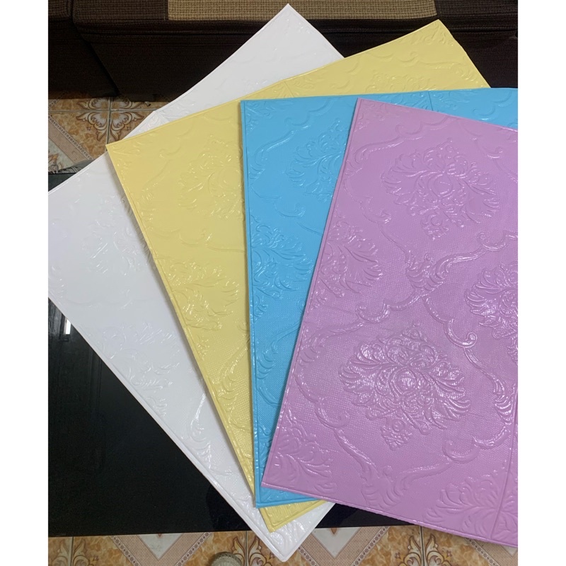 Xốp dán tường 3D HOA VĂN CỔ ĐIỂN 70x70cm