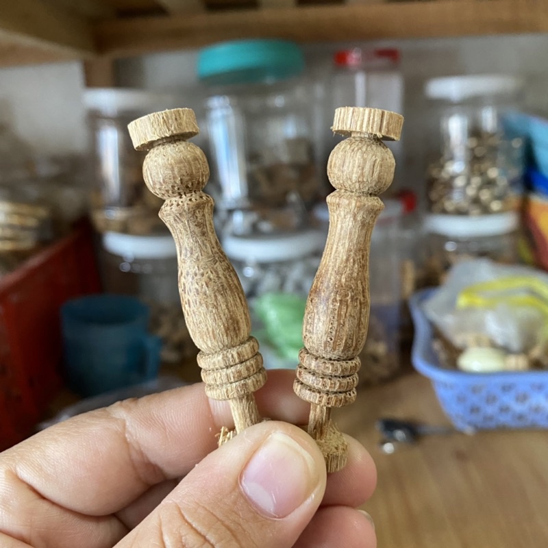 Đầu cầu lồng chim bằng tre tự thay, phụ kiện lồng chim cao cấp