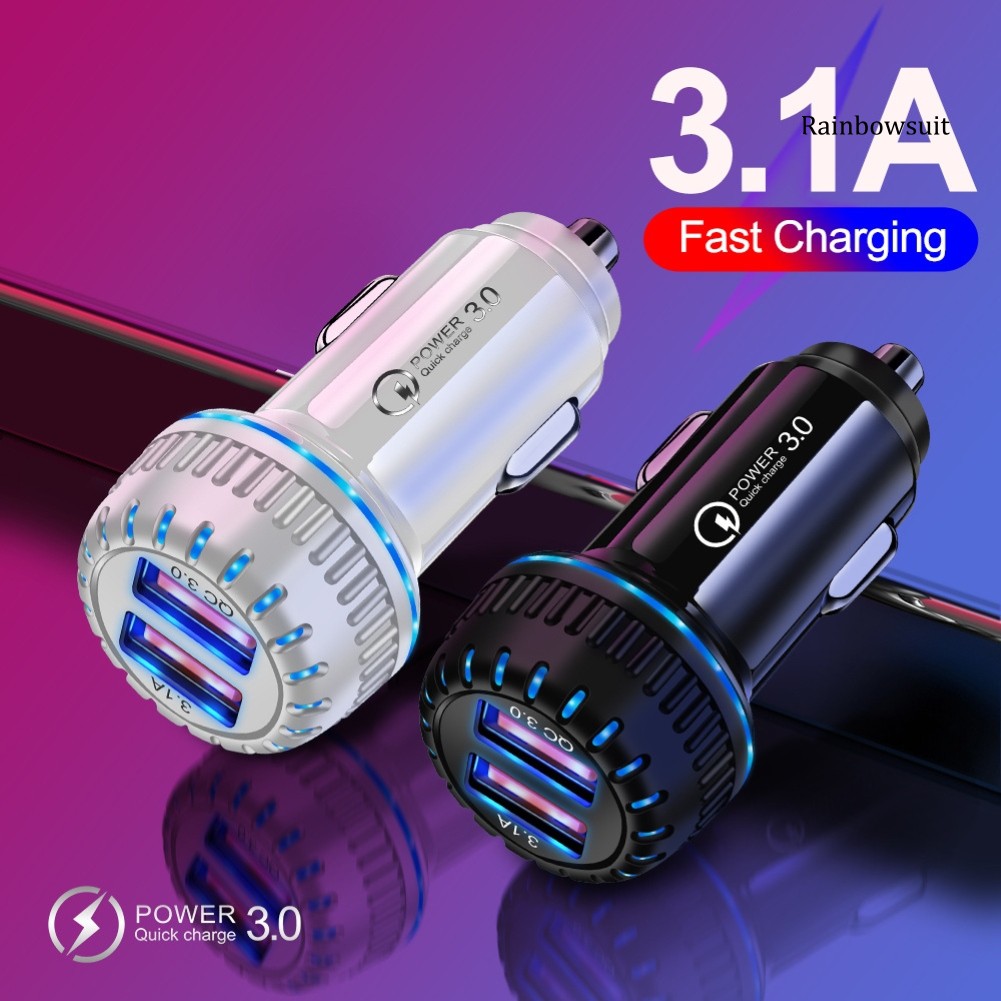 Cốc Sạc Nhanh Qc 3.0 Mini Tiện Dụng Cho Xe Ô Tô