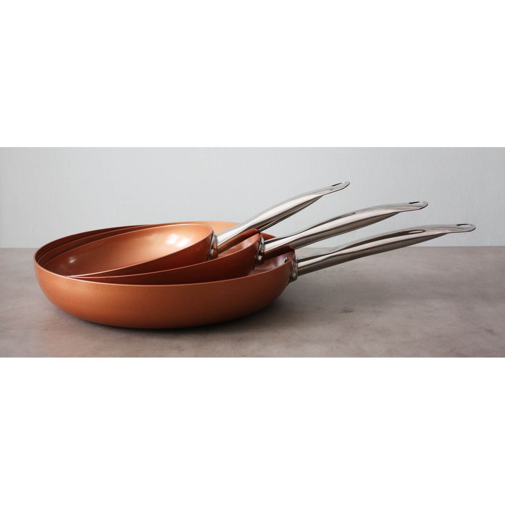 Chảo chống dính ceramic đáy từ SUPER CHEF - 18, 22, 24, 26cm