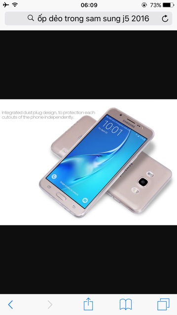 Combo: 2 Ốp j5 2015 xilicol dẻo