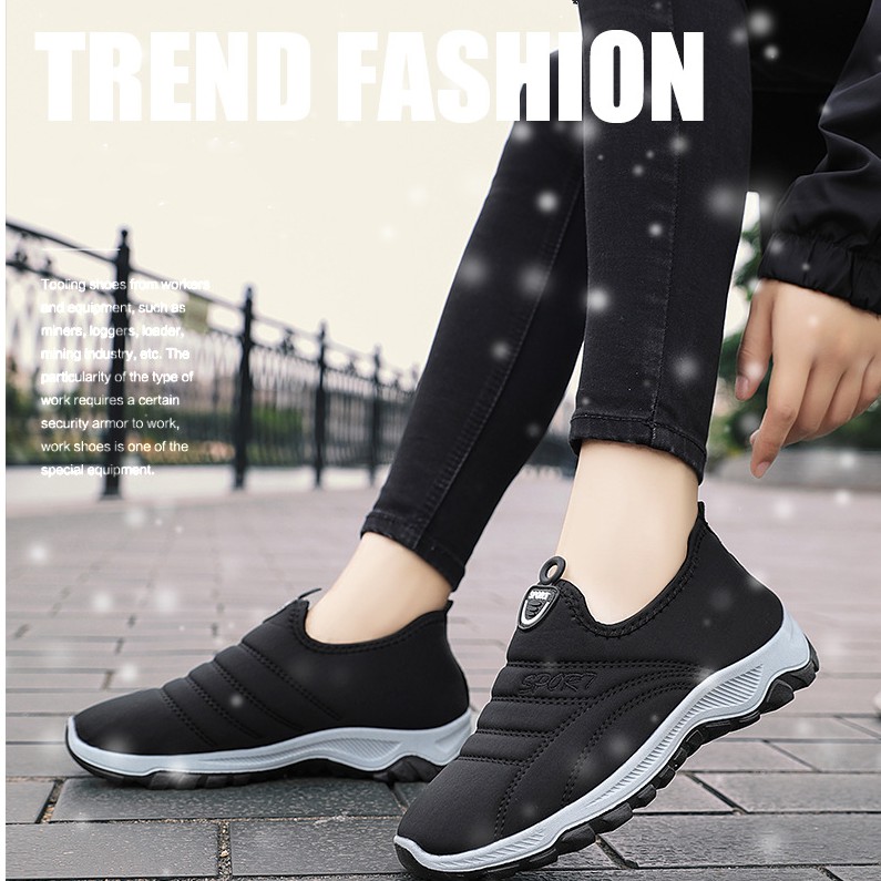Giày Thể Thao Nữ , Giày Sneaker Nữ Không Dây M91 [ Hàng Hot ] Màu Đen Đỏ Thoải Mái Ấm Áp Nâng Niu Bàn Chân Việt | BigBuy360 - bigbuy360.vn