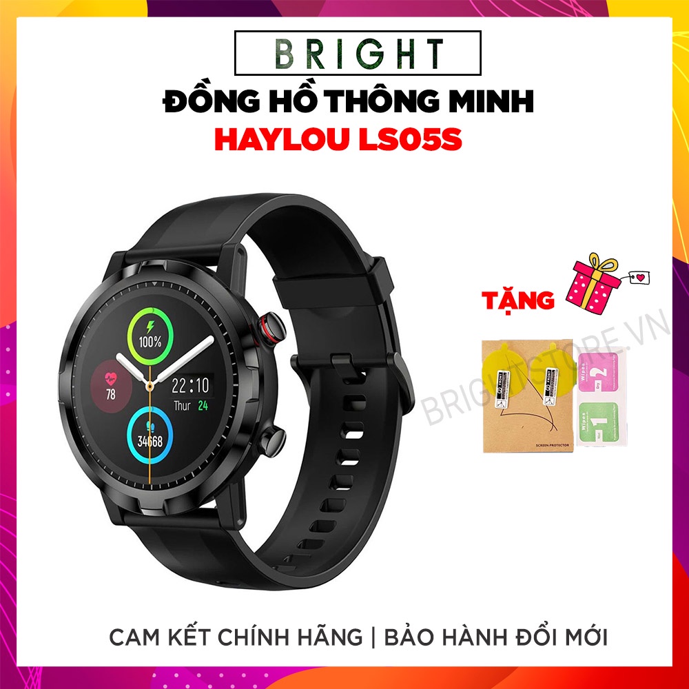 [Bảo hành 6 tháng] Đồng Hồ Thông Minh Haylou RT LS05S ( Phiên bản nâng cấp của LS05) - Hàng Chính Hãng