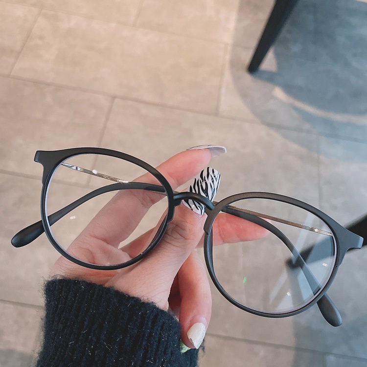 Mắt kính VIENDO gọng tròn tròng đổi màu chống ánh sáng xanh thời trang unisex (có cắt độ kính cận theo yêu cầu)