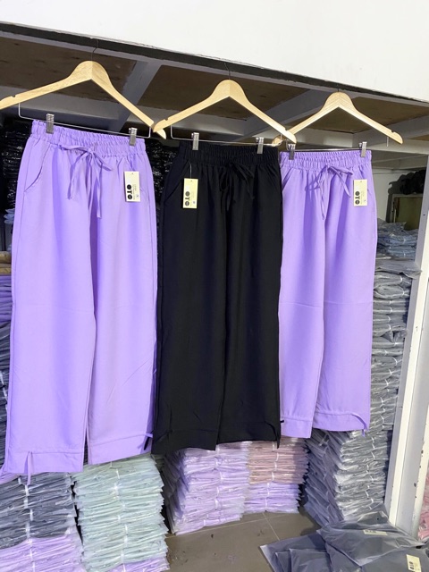 Quần mặc được 2 kiểu ống suông và ống túm jogger