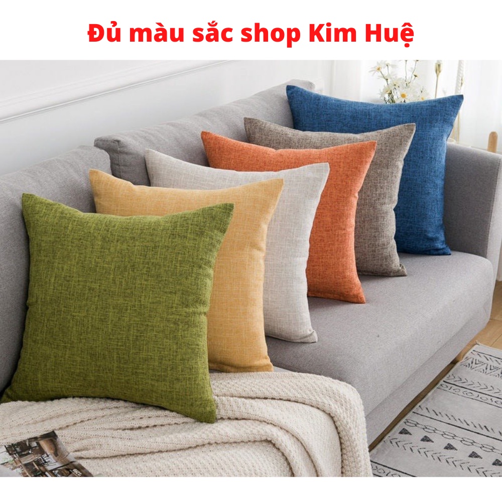 Gối tựa lưng, gối tựa sofa, gối tựa vuông 45x45 (cả vỏ cả ruột )