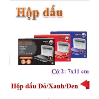 Hộp mực đóng dấu, lăn dấu tay Thái Lan Elephant