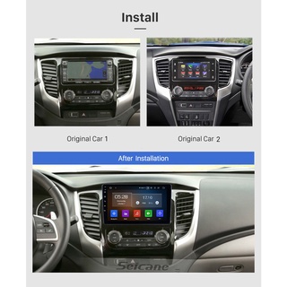 Mặt dưỡng màn hình android mitsubishi triton 2007 2008 2009 2010 2011 2012 2013 2014 2015 2016 2017 2018 2019 2020 2021