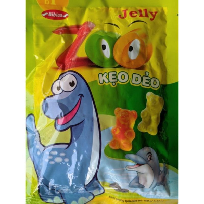 MỚI] KẸO DẺO TUỔI THƠ KHỦNG LONG BIBICA GÓI 100gram