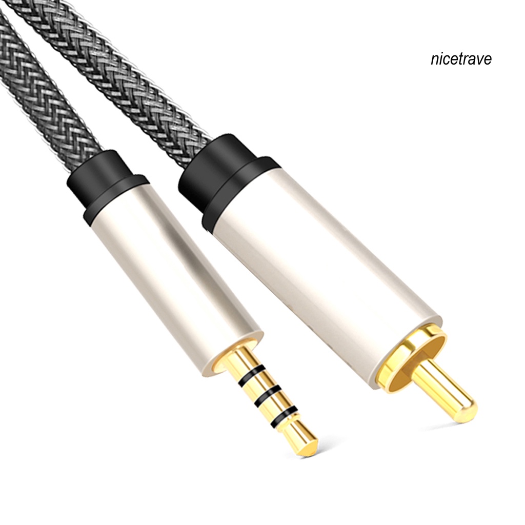 Dây cáp âm thanh chuyển đổi từ giắc 3.5mm sang Rca thích hợp cho Xiaomi Mi 12 Tv tiện dụng