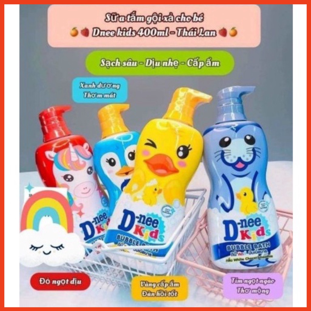 SỮA TẮM GỘI 2in1 DNEE D-NEE KIDS 400ML THÁI LAN