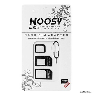 Bộ Chuyển Đổi Sim Đa Năng Noosy + Tặng Que Chọc Sim